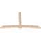 Ekena Millwork Bellingham Smooth Timber Gable Bracket, Douglas Fir, 96"W x 56"H x 3 1/2"D x 5 1/2"F, 14/12 Pitch GBW096X56X0406BEL00SDF - alternate 4